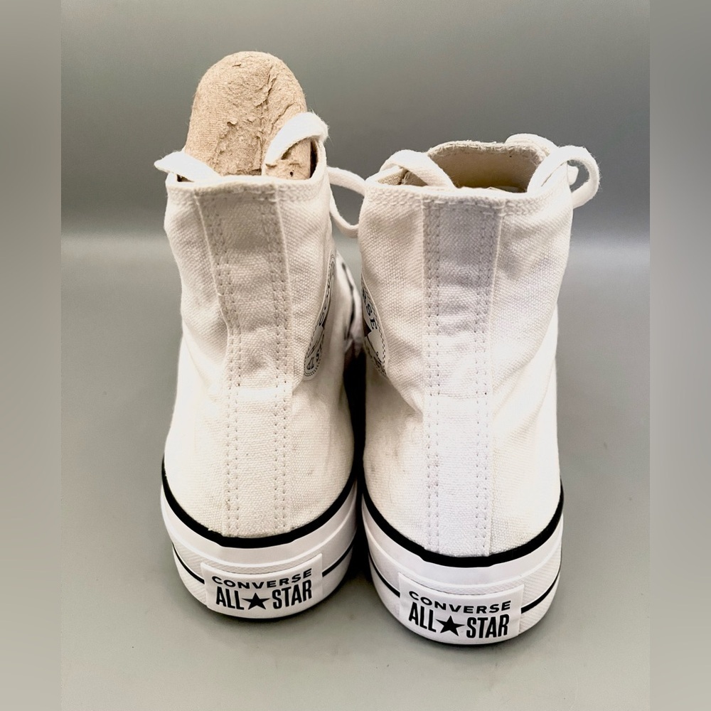 EUC Chuck Taylor All Star Hi Lift Platform Sneaker Size 7 High Top Shoes - Picture 4 of 10